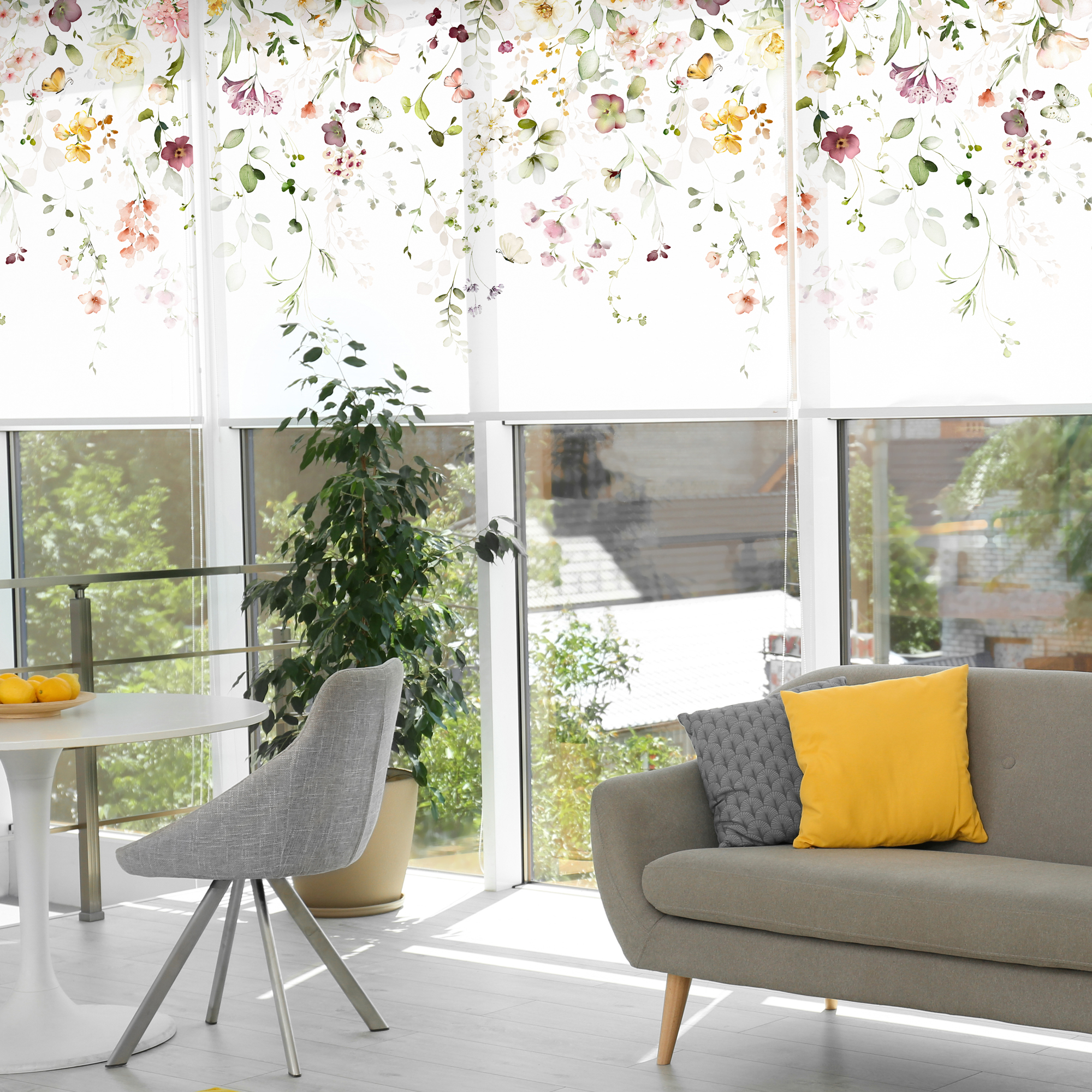 KN-0141 Flower curtain