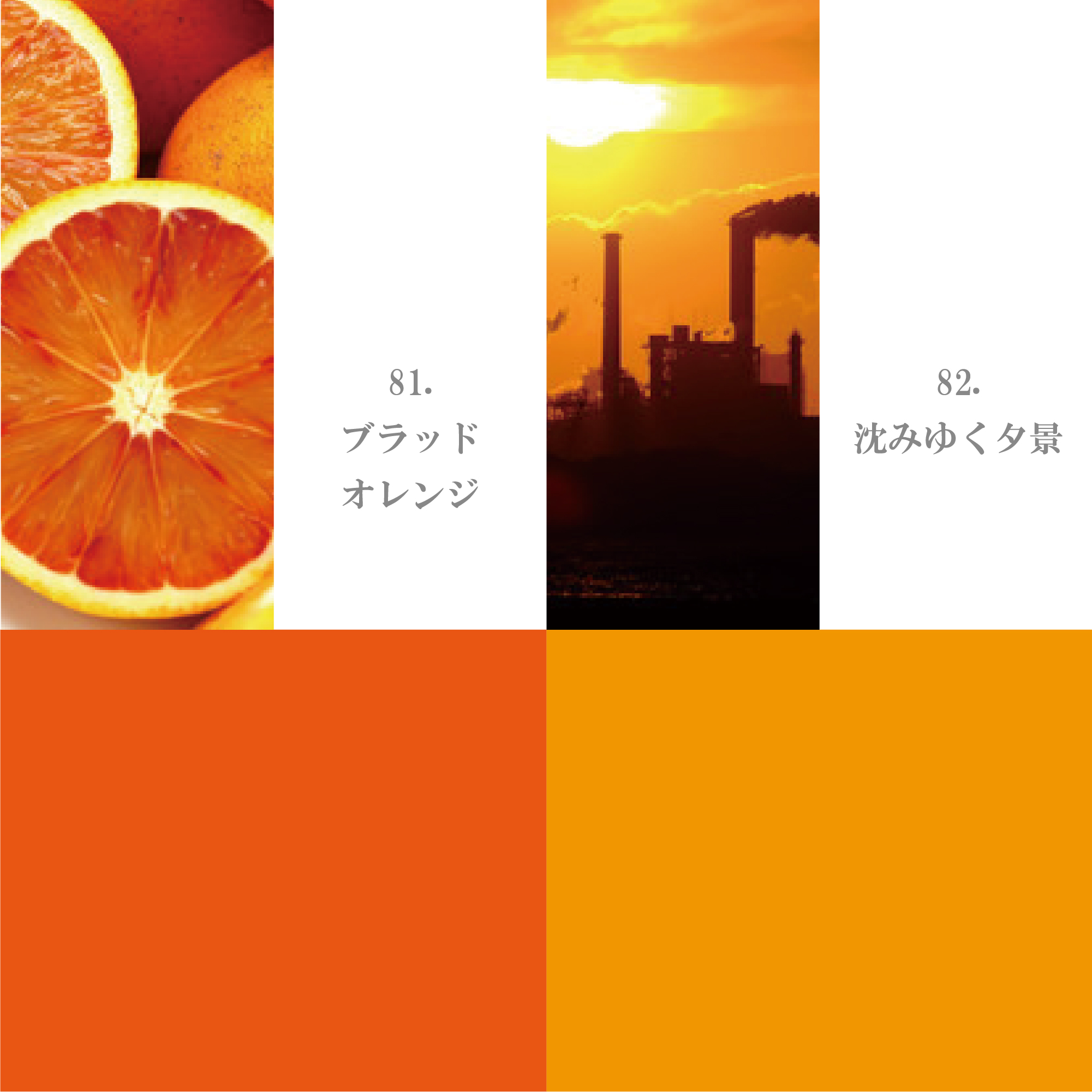 オレンジ・イエロー系 81-90