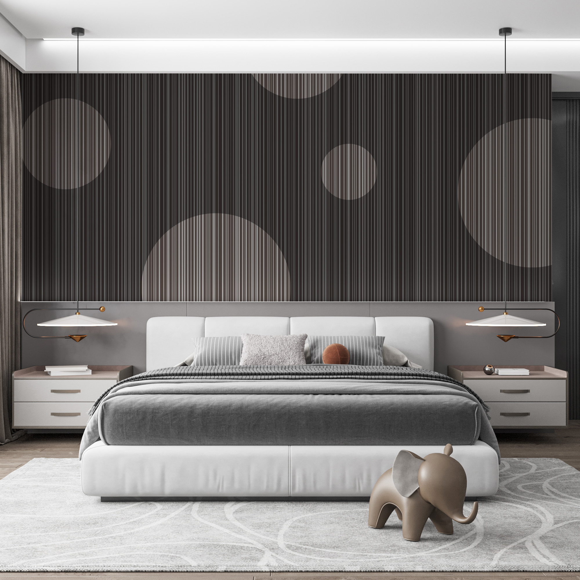 KC-0012 Circles & Stripes