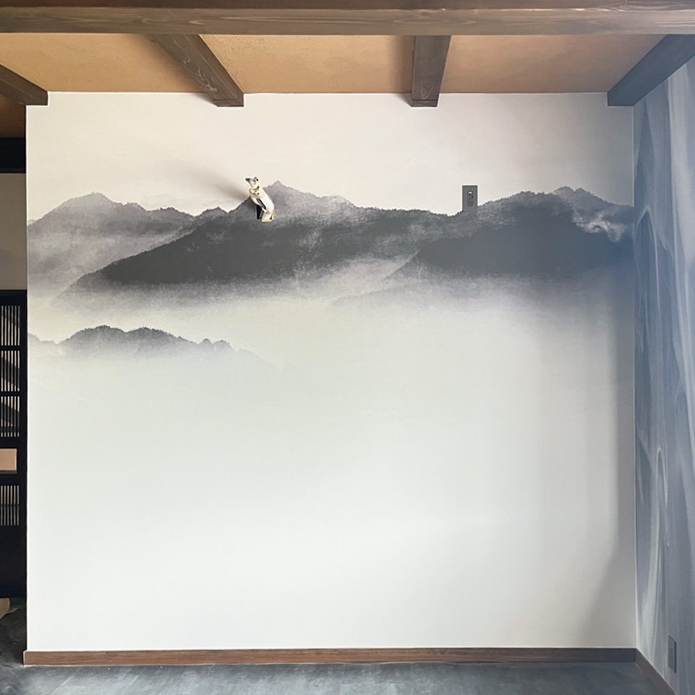 霞の山脈