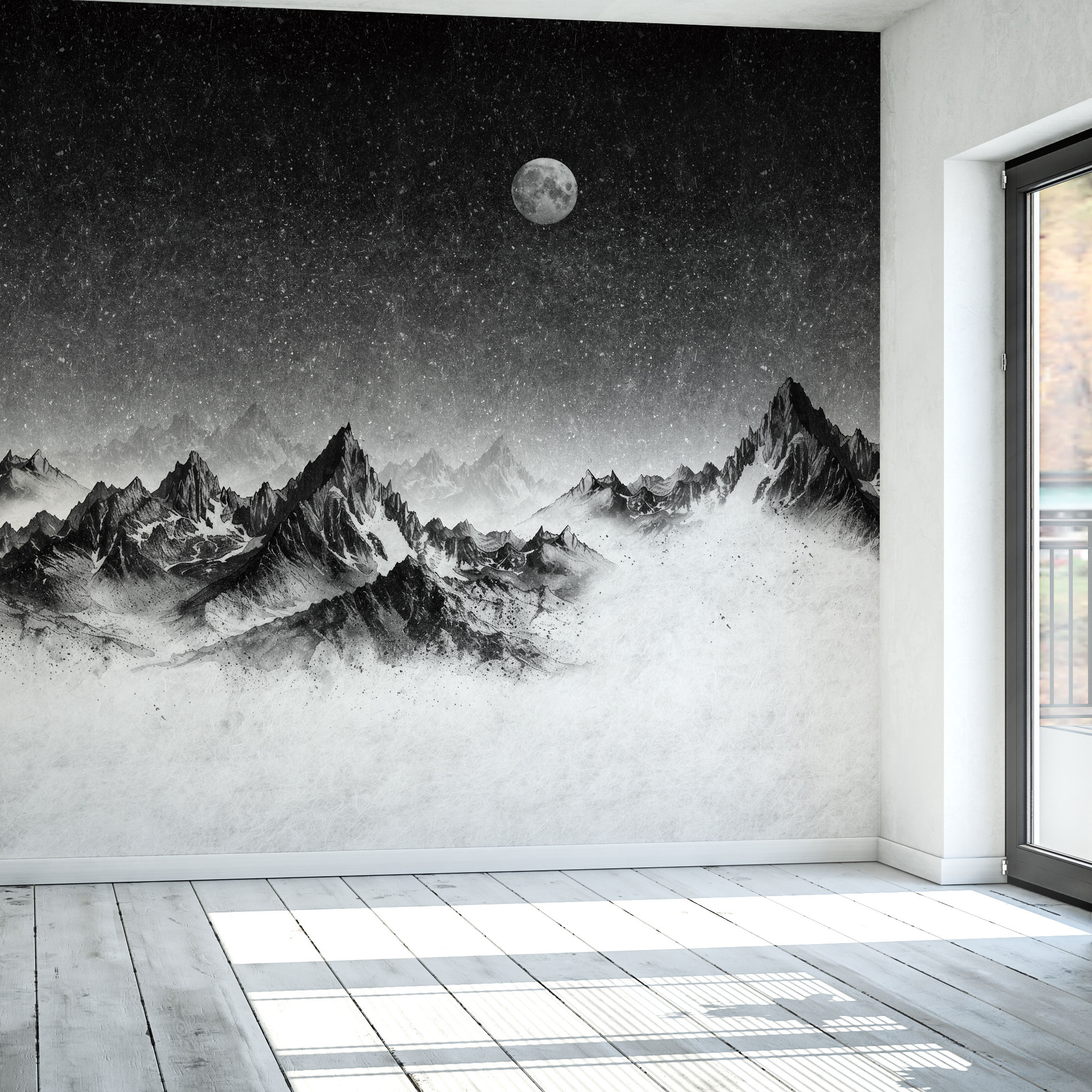 KJ-0198　山脈の夜