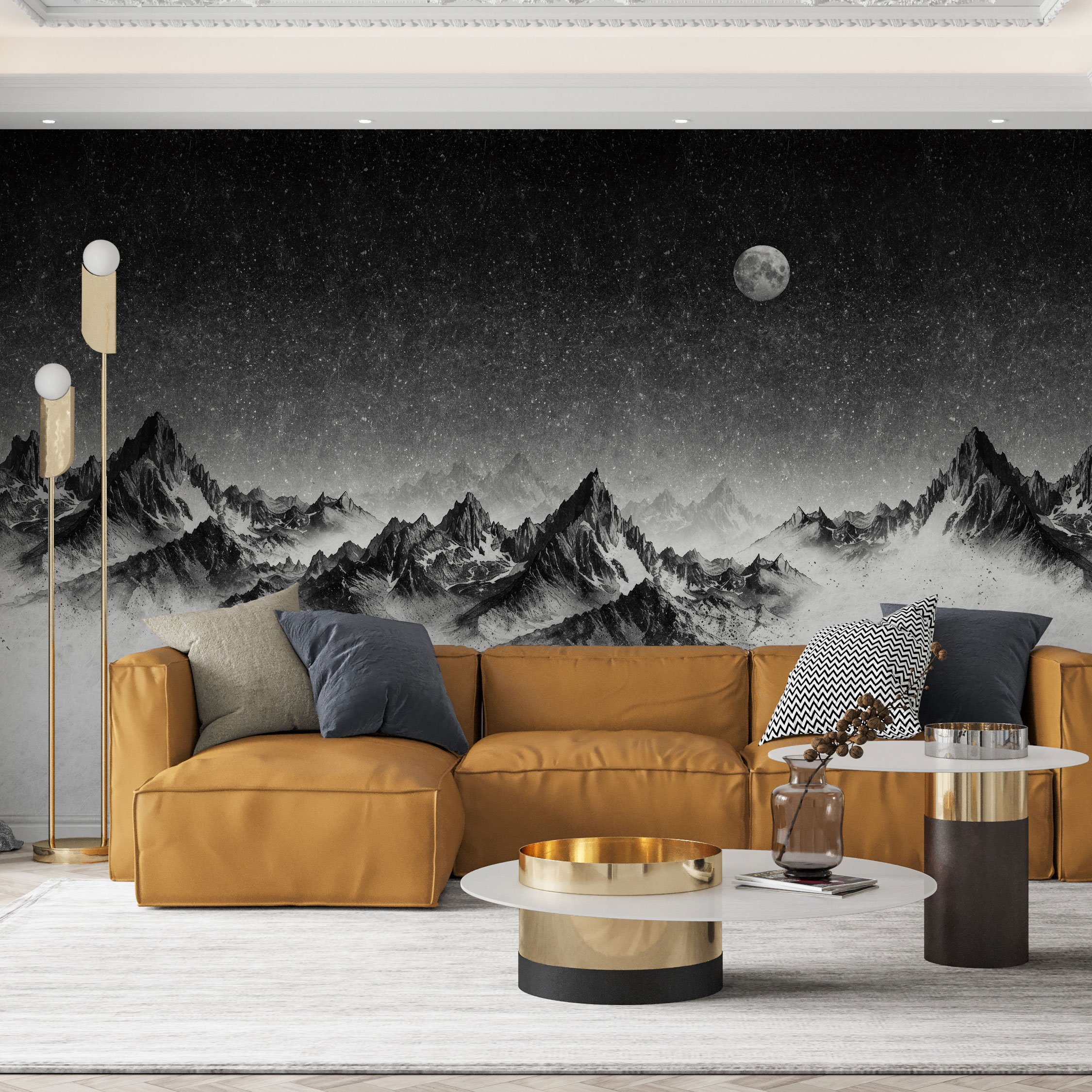 KJ-0198　山脈の夜